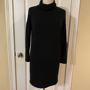GAP Black Oversized Turtleneck Long Sleeve Dress – Size XS (Fits Up to L)